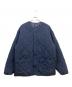 BEAMS（ビームス）の古着「ワイドフィット ダウン ミリタリー ライナー ジャケット」｜ネイビー