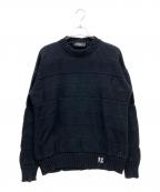 DSQUARED2ディースクエアード）の古着「ダメージ加工ニット」｜ブラック