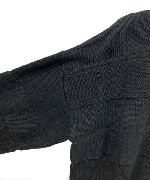 DSQUARED2（ディースクエアード）DSQUARED2 (ディースクエアード) ダメージ加工ニット ブラック サイズ:Mの古着・服飾アイテム
