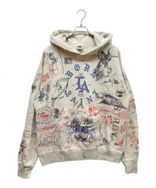 SAINT MICHAEL（セントマイケル）の古着「BR HOODIE/LA」｜ライトグレー