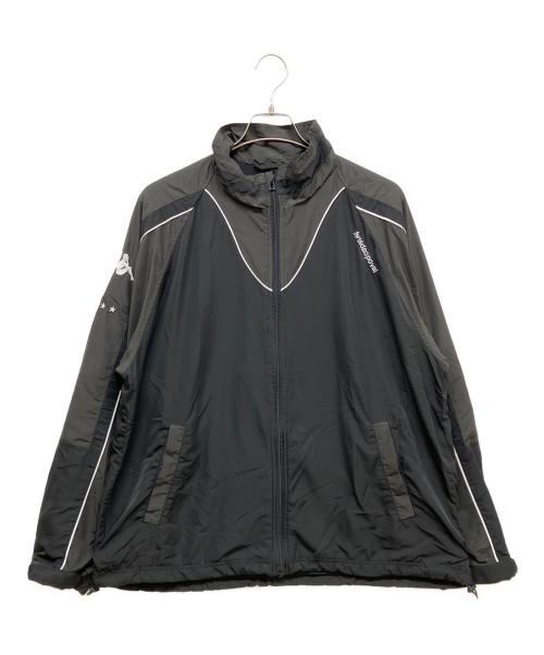 Cabaret Poval（キャバレーポバール）Cabaret Poval (キャバレーポバール) KAPPA (カッパ) ACROMATICO TRACK JACKET ブラック サイズ:Lの古着・服飾アイテム
