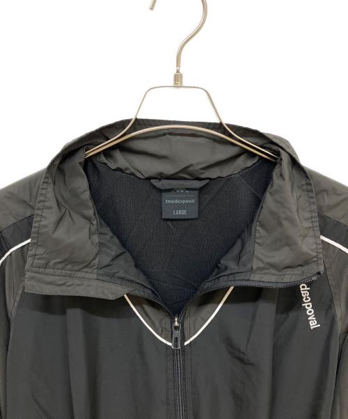 Cabaret Poval（キャバレーポバール）Cabaret Poval (キャバレーポバール) KAPPA (カッパ) ACROMATICO TRACK JACKET ブラック サイズ:Lの古着・服飾アイテム