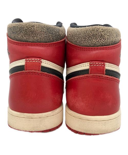 NIKE（ナイキ）NIKE (ナイキ) AIR JORDAN 1 RETRO HIGH OG CHICAGO レッド サイズ:US8の古着・服飾アイテム