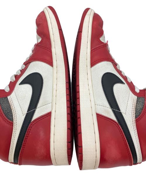 NIKE（ナイキ）NIKE (ナイキ) AIR JORDAN 1 RETRO HIGH OG CHICAGO レッド サイズ:US8の古着・服飾アイテム