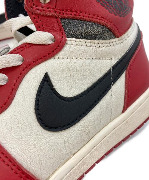 NIKE（ナイキ）NIKE (ナイキ) AIR JORDAN 1 RETRO HIGH OG CHICAGO レッド サイズ:US8の古着・服飾アイテム
