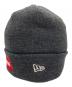SUPREME (シュプリーム) New Era (ニューエラ) Box Logo Beanie グレー：8000円