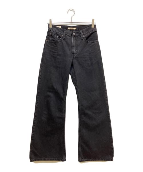LEVI'S（リーバイス）LEVI'S (リーバイス) BIOTOP (ビオトープ) ルーズブーツカット フレアワイドデニムパンツ ブラック サイズ:SIZE 61cm (W24)の古着・服飾アイテム