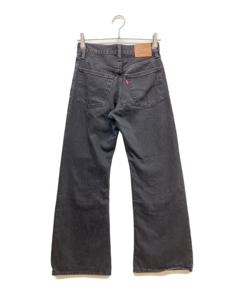 LEVI'S（リーバイス）LEVI'S (リーバイス) BIOTOP (ビオトープ) ルーズブーツカット フレアワイドデニムパンツ ブラック サイズ:SIZE 61cm (W24)の古着・服飾アイテム