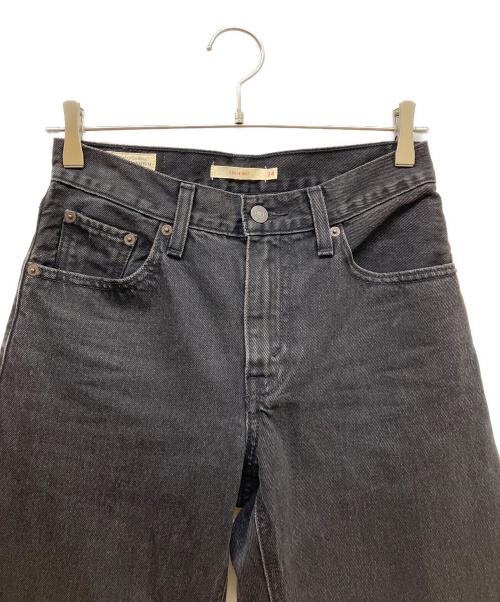 LEVI'S（リーバイス）LEVI'S (リーバイス) BIOTOP (ビオトープ) ルーズブーツカット フレアワイドデニムパンツ ブラック サイズ:SIZE 61cm (W24)の古着・服飾アイテム