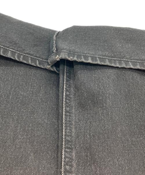 LEVI'S（リーバイス）LEVI'S (リーバイス) BIOTOP (ビオトープ) ルーズブーツカット フレアワイドデニムパンツ ブラック サイズ:SIZE 61cm (W24)の古着・服飾アイテム