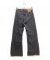 LEVI'S (リーバイス) BIOTOP (ビオトープ) ルーズブーツカット フレアワイドデニムパンツ ブラック サイズ:SIZE 61cm (W24)：8000円
