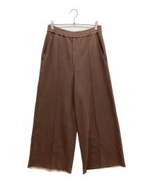 MAISON SPECIAL（メゾンスペシャル）の古着「Heavy-Weight Sweat Buggy Pants」｜ブラウン