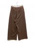 MAISON SPECIAL (メゾンスペシャル) Heavy-Weight Sweat Buggy Pants ブラウン サイズ:1：8000円