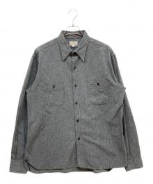 BUZZ RICKSON'S（バズリクソンズ）の古着「COTTON COVERT WORK SHIRT」｜グレー
