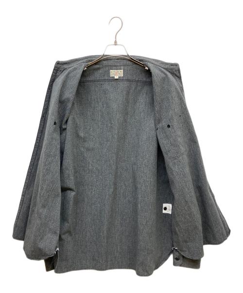 BUZZ RICKSON'S（バズリクソンズ）BUZZ RICKSON'S (バズリクソンズ) COTTON COVERT WORK SHIRT グレー サイズ:18-18 1/2の古着・服飾アイテム