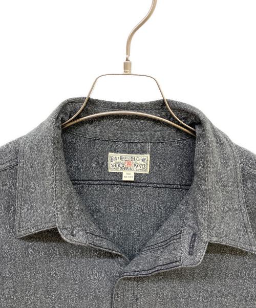 BUZZ RICKSON'S（バズリクソンズ）BUZZ RICKSON'S (バズリクソンズ) COTTON COVERT WORK SHIRT グレー サイズ:18-18 1/2の古着・服飾アイテム