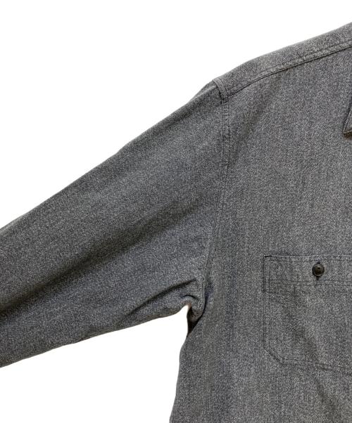 BUZZ RICKSON'S（バズリクソンズ）BUZZ RICKSON'S (バズリクソンズ) COTTON COVERT WORK SHIRT グレー サイズ:18-18 1/2の古着・服飾アイテム