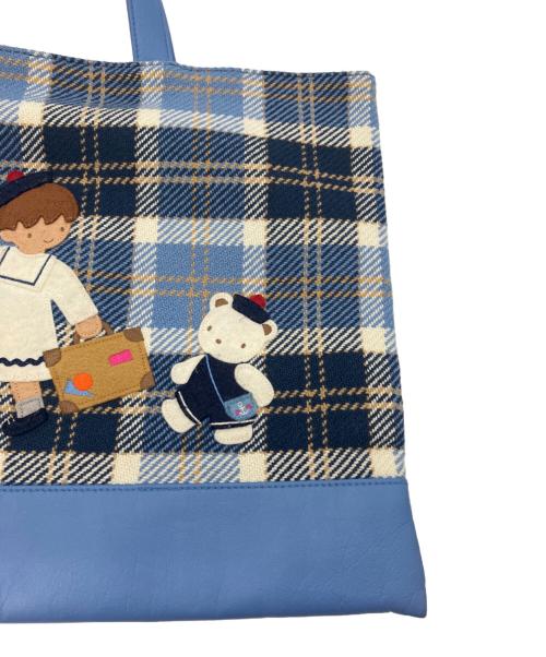 familiar（ファミリア）familiar (ファミリア) レッスンバッグ ブルーの古着・服飾アイテム