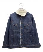 BLUCO WORK GARMENTブルコ ワーク ガーメント）の古着「ボアデニムジャケット」｜インディゴ