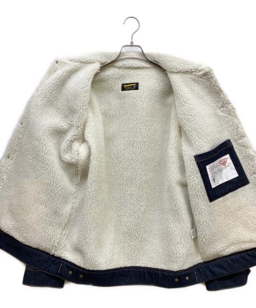 BLUCO WORK GARMENT（ブルコ ワーク ガーメント）BLUCO WORK GARMENT (ブルコ ワーク ガーメント) ボアデニムジャケット インディゴ サイズ:SIZE Lの古着・服飾アイテム