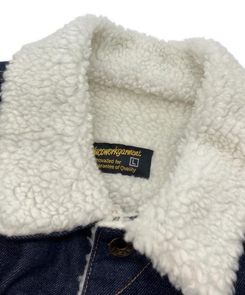 BLUCO WORK GARMENT（ブルコ ワーク ガーメント）BLUCO WORK GARMENT (ブルコ ワーク ガーメント) ボアデニムジャケット インディゴ サイズ:SIZE Lの古着・服飾アイテム