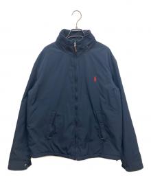 POLO RALPH LAUREN（ポロ・ラルフローレン）の古着「ジップアップジャケット」｜ネイビー