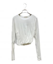 Plage（プラージュ）の古着「balloon cotton long Tシャツ」｜ホワイト
