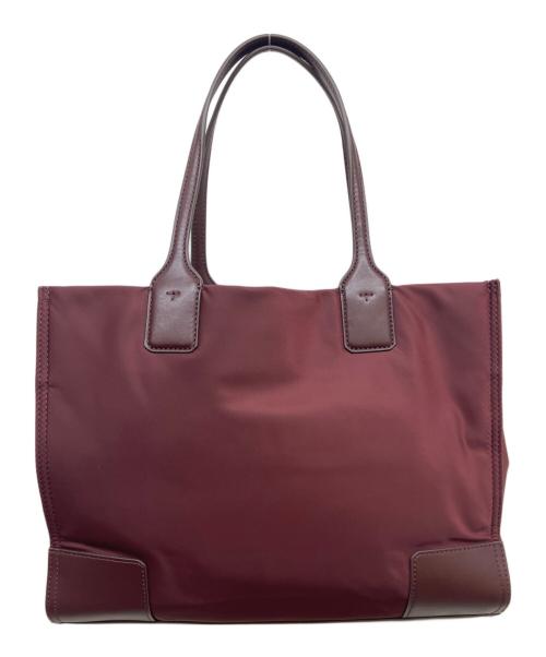TORY BURCH（トリーバーチ）TORY BURCH (トリーバーチ) エラナイロントートバッグ ボルドーの古着・服飾アイテム
