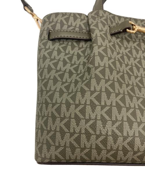 MICHAEL KORS（マイケルコース）MICHAEL KORS (マイケルコース) CARSON センタージップサッチェル S オリーブの古着・服飾アイテム