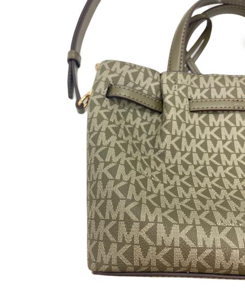 MICHAEL KORS（マイケルコース）MICHAEL KORS (マイケルコース) CARSON センタージップサッチェル S オリーブの古着・服飾アイテム