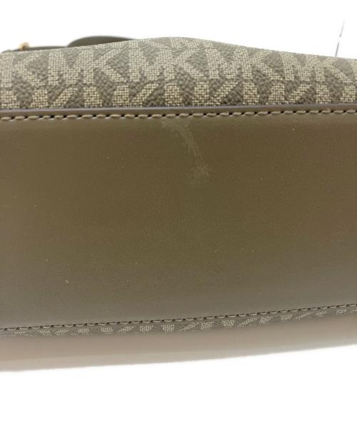 MICHAEL KORS（マイケルコース）MICHAEL KORS (マイケルコース) CARSON センタージップサッチェル S オリーブの古着・服飾アイテム