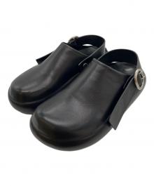 JIL SANDER（ジルサンダー）の古着「クロッグサンダル」｜ブラック