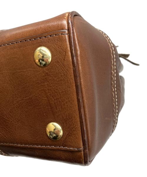 COACH（コーチ）COACH (コーチ) レザーショルダーバッグ ブラウンの古着・服飾アイテム