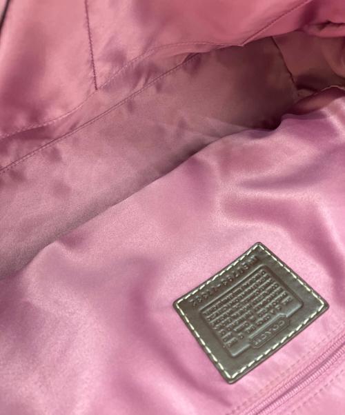 COACH（コーチ）COACH (コーチ) レザーショルダーバッグ ブラウンの古着・服飾アイテム