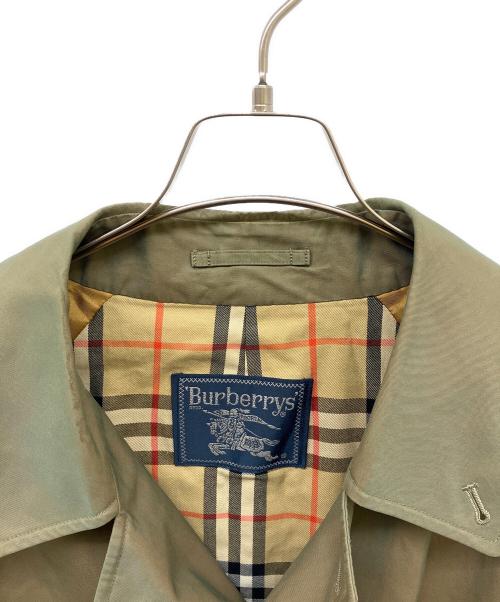 Burberry's（バーバリーズ）Burberry's (バーバリーズ) ステンカラーコート オリーブ サイズ:不明の古着・服飾アイテム