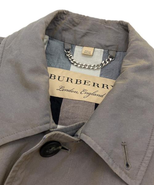 BURBERRY（バーバリー）BURBERRY (バーバリー) ステンカラーコート チャコールグレー サイズ:SIZE 48の古着・服飾アイテム