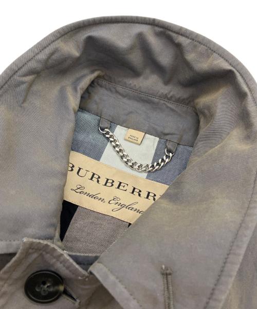 BURBERRY（バーバリー）BURBERRY (バーバリー) ステンカラーコート チャコールグレー サイズ:SIZE 48の古着・服飾アイテム