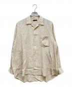 COMME des GARCONS HOMME PLUSコムデギャルソンオムプリュス）の古着「ストライプレーヨンシャツ」｜アイボリー