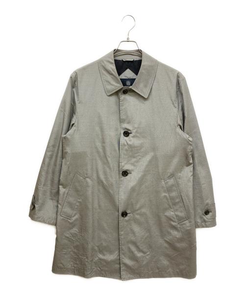Aquascutum（アクアスキュータム）Aquascutum (アクアスキュータム) シルクコート グレー サイズ:Mの古着・服飾アイテム