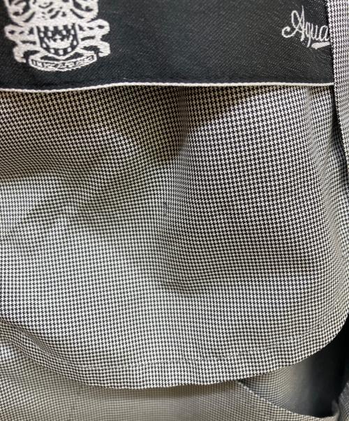 Aquascutum（アクアスキュータム）Aquascutum (アクアスキュータム) シルクコート グレー サイズ:Mの古着・服飾アイテム