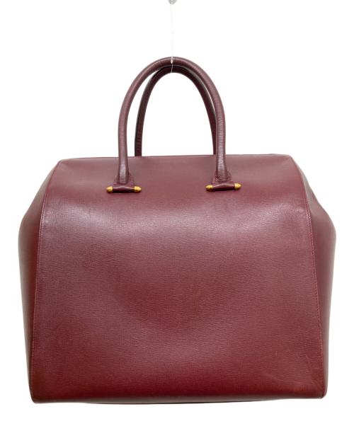 Cartier（カルティエ）Cartier (カルティエ) ボストンバッグ ボルドー サイズ:-の古着・服飾アイテム