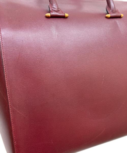 Cartier（カルティエ）Cartier (カルティエ) ボストンバッグ ボルドー サイズ:-の古着・服飾アイテム