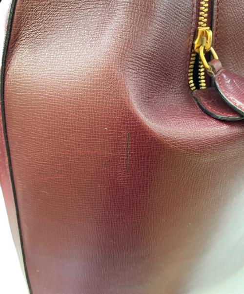 Cartier（カルティエ）Cartier (カルティエ) ボストンバッグ ボルドー サイズ:-の古着・服飾アイテム