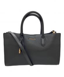 MICHAEL KORS（マイケルコース）の古着「SCARLETT サッチェル ミディアム」｜ブラック