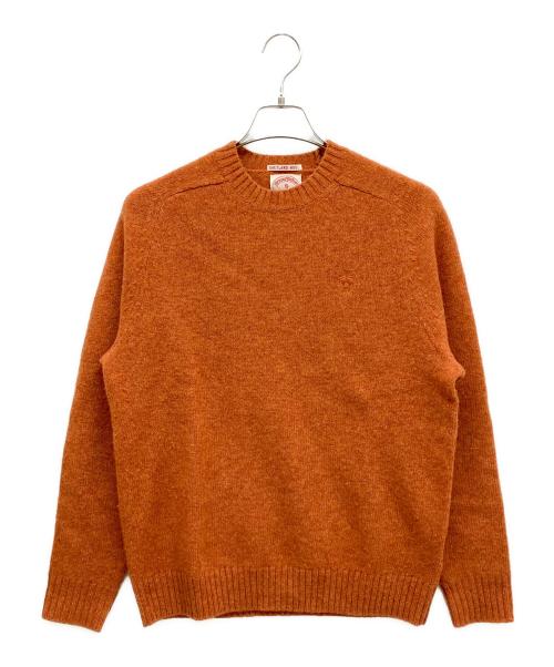BROOKS BROTHERS（ブルックスブラザーズ）BROOKS BROTHERS (ブルックスブラザーズ) シェットランドウールニット オレンジ サイズ:Sの古着・服飾アイテム