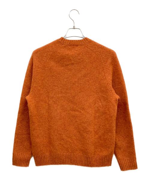 BROOKS BROTHERS（ブルックスブラザーズ）BROOKS BROTHERS (ブルックスブラザーズ) シェットランドウールニット オレンジ サイズ:Sの古着・服飾アイテム
