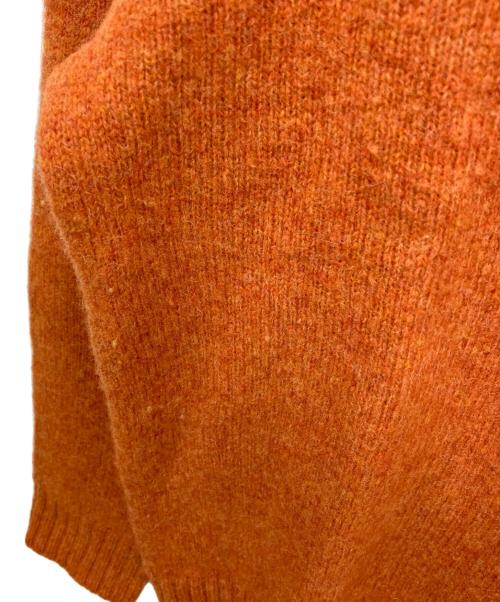 BROOKS BROTHERS（ブルックスブラザーズ）BROOKS BROTHERS (ブルックスブラザーズ) シェットランドウールニット オレンジ サイズ:Sの古着・服飾アイテム