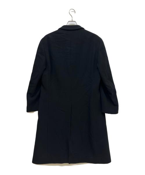 EMPORIO ARMANI（エンポリオ アルマーニ）EMPORIO ARMANI (エンポリオ アルマーニ) ウールギャバジンコート ブラック サイズ:50の古着・服飾アイテム