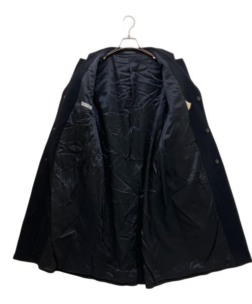 EMPORIO ARMANI（エンポリオ アルマーニ）EMPORIO ARMANI (エンポリオ アルマーニ) ウールギャバジンコート ブラック サイズ:50の古着・服飾アイテム