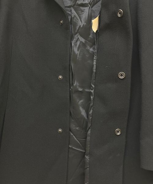 EMPORIO ARMANI（エンポリオ アルマーニ）EMPORIO ARMANI (エンポリオ アルマーニ) ウールギャバジンコート ブラック サイズ:50の古着・服飾アイテム
